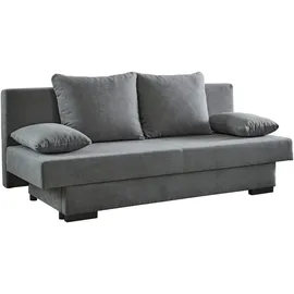 SUN GARDEN Schlafcouch Stoff 3-Sitzer Grau
