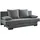 SUN GARDEN Schlafcouch Stoff 3-Sitzer Grau