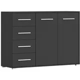 moeblo KOM001 135 x 95 x 45 cm Schwarz