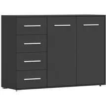 moeblo KOM001 135 x 95 x 45 cm Schwarz