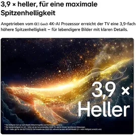 LG OLED77G67LW 77" 4K OLED evo AI Smart TV G6