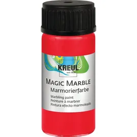 Kreul 73205 Magic Marble Marmorierfarbe, 20 ml, rot