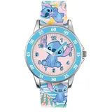 Disney Analoge Quarzuhr 0 mm Silikonarmband Mehrfarbig