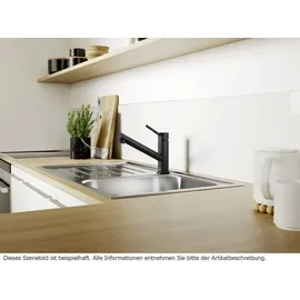 Blanco Kano-S Einhebelmischer Schlauchbrause Schwarz Matt