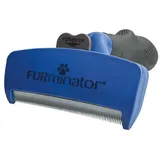 FURminator Fellkamm Furminator® deShedding - für langhaarige Hunde, Metall, (1-tlg), für langhaarige Hunde blau 10,00 cm