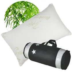 NYVI Orthopädisches Kopfkissen DreamScience Bamboo mit Bambusfaser Bezug Viskoelastischer Memoryschaum, thermoregulierend, Bezug waschbar