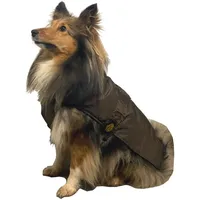 Fashion Dog Hunde-Regenmantel mit Fleecefutter Braun 43 cm 1 St