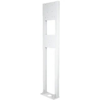 a-TroniX Standsäule für Wallbox Edelstahl weiß