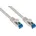 Good Connections Cat 6A Ethernet LAN Patchkabel mit Rastnasenschutz RNS S/FTP PiMF halogenfrei 500MHz OFC 10-Gigabit-fähig 10/100/1000/10000-Base-T Ethernet Netzwerke z B für Patchpanel Switch Router Modem grau 1 5m
