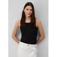 S.Oliver Muscleshirt T-Shirt Ripp-Top im Slim Fit mit Stickerei