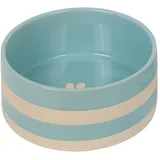 Nobby Keramik Napf Strio, Mint/Creme, Ø 21,0 x 8,5 cm, 2,00 l, 1 Stück