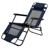 AMANKA Liegestuhl AMA-YU-99 M blau (15790)