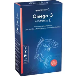 Gesund Leben Omega-3 1.000 mg Kapseln+Vitamin E