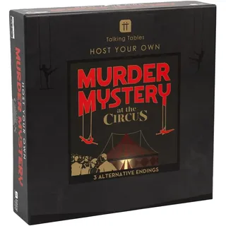 Talking Tables Circus Themed Murder Mystery Game at Home | Veranstalten Sie Ihren eigenen Spieleabend und lösen Sie das Verbrechen, Erwachsene, Jugendliche