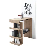 Stolkom Bartisch Smash 108 x 103 x 50 cm Eiche Artisan Braun/Schwarz