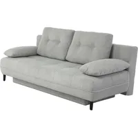Jockenhöfer Schlafsofa Polyester 2-Sitzer Grau