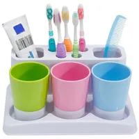 Eslite Zahnbürstenhalter Ständer für Zahnbürste, Zahnpasta