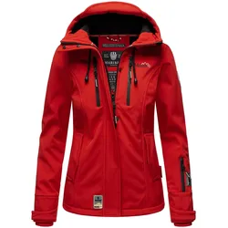 Softshelljacke MARIKOO "Kleine Zicke", Damen, Gr. XXL (44), rot, Obermaterial: 98% Polyester, 2% Elasthan, Innenmaterial: 100% Polyester, Jacken, sportliche Funktionsjacke