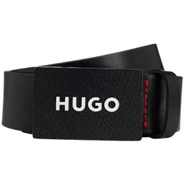 Hugo Herrengürtel Leder schwarz 85