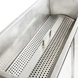 SCHMIDT security tools Mangal Grill 80x34 cm Silber