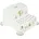 Kinderhocker 40 37 21 cm Kunststoff weiß Bär