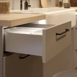 MS Beschläge Schubladensystem Weiß Soft Close 300mm 86mm