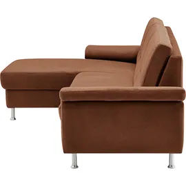 CALIZZA INTERIORS »Onyx L-Form«, Recamiere links oder rechts, wahlweise mit Bettfunktion, Breite 270 cm