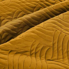 Wometo Tagesdecke 170 x 210 cm Gelb/Silber