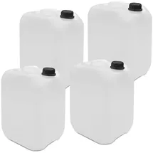 plasteo Wasserkanister 10 L beige 4er Set