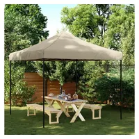 VidaXL Partyzelt Faltbar Pop-Up Taupe 292x292x315 cm