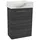 Fackelmann Waschbeckenunterschrank 44 x 60 x 24,3 cm Anthrazit/Schwarz Holzoptik