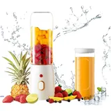 Smoothie Maker, USB Standmixer, Mini Mixer To Go 500ml, 10-304-Edelstahlklingen,Voller Kraft