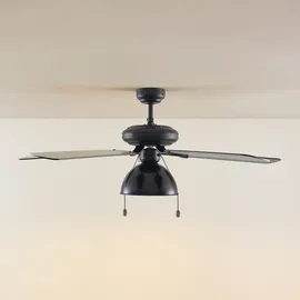 LUCANDE Shamoian 132 cm Deckenventilator Schwarz