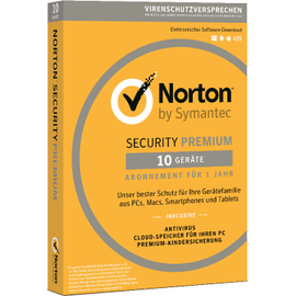 NortonLifeLock Norton Security Premium 3.0 10 Geräte ESD DE Win Mac Android iOS