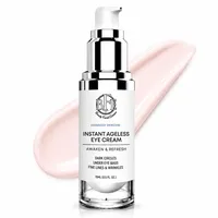 Instant Ageless Eye Cream - Reduces Under Eye Puffiness. Lift Technology to Tighten & Firm Sagging Skin Around Eyes. Works within Seconds. Smooths Away Fine Lines & Wrinkles for Men & Women.
