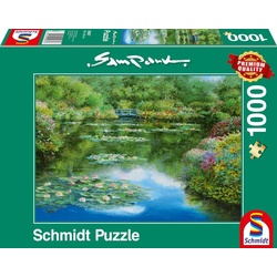 Schmidt Spiele Puzzle Seerosenteich, 1000 Puzzleteile