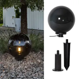 Star Trading LED Kugel Orby schwarz 40cm 803-89