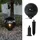 Star Trading LED Kugel Orby schwarz 40cm 803-89