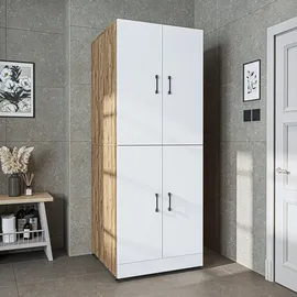roomart Dora Waschmaschinenschrank 70 x 73,8 x 0 cm Anthrazit/Eiche