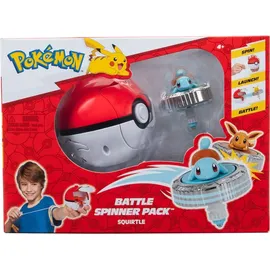 Pokémon Battle Spinner Schiggy - Blau/Rot/Weiß