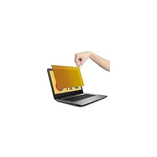 VistaProtect – Premium Blickschutzfilter & Anti-Blaulichtfilter, Privacy Filter Anti Blue Light Blickschutzfolie für Laptops & Notebooks (14′′ Zoll - Gold)