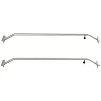Trutzholm 2 x Alu-Bügel Flachplanenbügel verstellbar 106 - 148