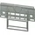 Naber Cox® Base MP1, Montageplatte, für Cox® Base Abfallsammler, hellgrau - Schwarz
