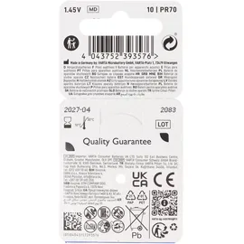 Varta Hörgerätebatterie 10 105 mAh 6 St.