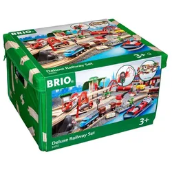BRIO Spiel Straßen & Schienen Bahn Set Deluxe