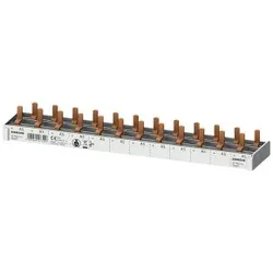 Siemens 5ST36741 Stiftsa.schiene kompakt, 10mm2 Anschluss +/AS 12x CBE 1 TE berührungssicher
