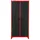 Jet-Line ODESSA Spind 85 x 50 x 180 cm rot-dunkelgrau