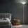 GLOBO Deckenfluter 28x180 cm Nickel Matt Opal
