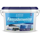 Schöner Wohnen Premium Fassadenweiss Weiß Matt 25 l