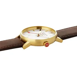 Mondaine evo2 Herrenarmbanduhr weiß 40 mm MSE.40112.LGV